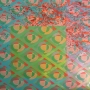 Tina Lojenburg - Acryl auf Leinwand - geometrisch grün blau - 140 x 100 cm