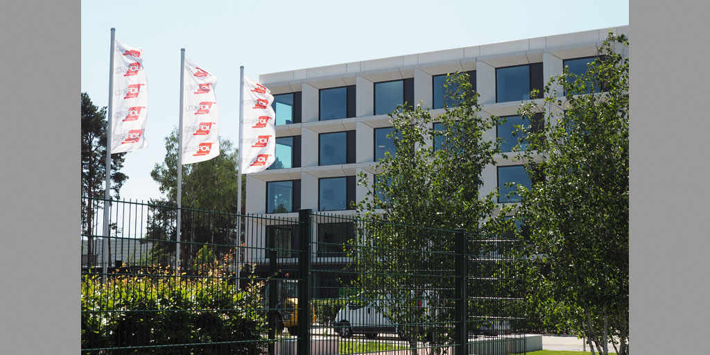 Ansicht Verwaltungsgebäude Orafol Europe GmbH